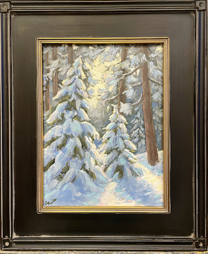 Click to view detail for Winter Wandering 12x9 $475